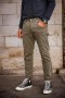 Men's Samuel Dobbily Olive Night | Freeman T. Porter Canvas Trousers