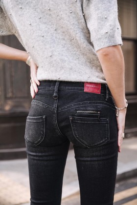  Calça feminina Alexa Low Rise Bosilla | Freeman T. Porter Slim