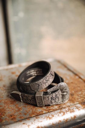  Cintos femininos Aluru Snake Khaki | Freeman T. Porter