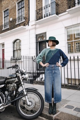  Vestidos e saias Floria Denim Paolino femininos | Freeman T. Porter