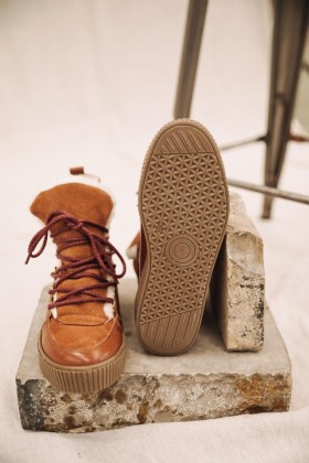 Fluffa Cognac Feminino | Sapatos Freeman T. Porter