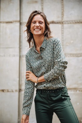  Femme Katy Twiggy Evergreen | Blusas e camisas Freeman T. Porter