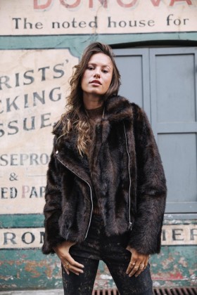  Maldy Fur Brown | Jaquetas e Blazers Freeman T. Porter