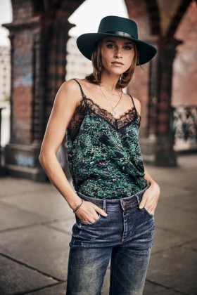 Selia Hybrid Deep Jungle da donna | Top e camicie Freeman T. Porter