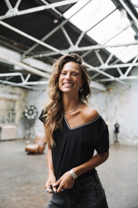  Donna Tora Nero | Magliette Freeman T. Porter