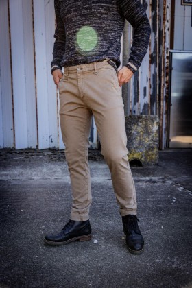  Homme Gino Bellissimo Grigio Piombo | Pantaloni di tela Freeman T. Porter