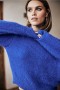  Damskie swetry Peria Rib Electric Blue | Freeman T. Porter Knitwear