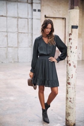  Rolina Plain Color Old Black dla kobiet | Sukienki i spódnice Freeman T. Porter