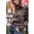  Corina Leopardo Khaki dla kobiet | Bluzki i koszule Freeman T. Porter