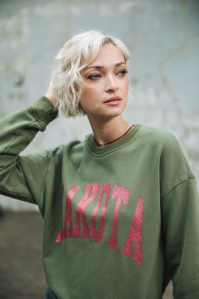  Tricotaje Freeman T. Porter cu imprimeu Solene Dakota Khaki pentru femei |