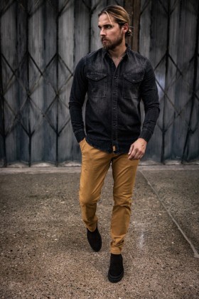  Barbat Gino Bellissimo Miere | Pantaloni de pânză Freeman T. Porter