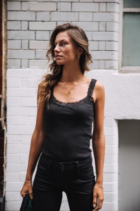  Femme Dansy Rib Black | Tričká Freeman T. Porter