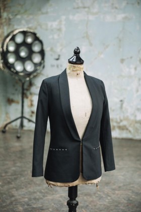  Dámske bundy a saká Stessy Polyneo Black | Freeman T. Porter