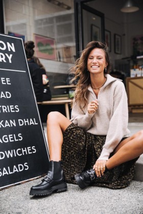  Ženska Polga China Beige | Pletenina Freeman T. Porter