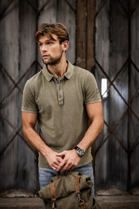  Herr Tadley Cotone Dusky Green | Freeman T. Porter T-shirts & Pikétröjor