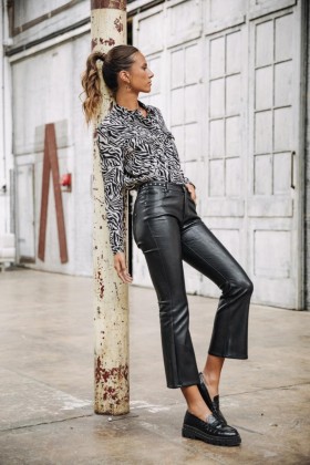  Femme Norma Biker Siyah | Freeman T. Porter Kısa