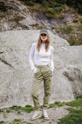  Mujer Olga Bootcamp Verde Aceite | Freeman T. Porter Cropped