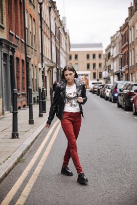  Femme Alexa Slim Nová magická barevná olejová henna | Freeman T. Porter Cropped