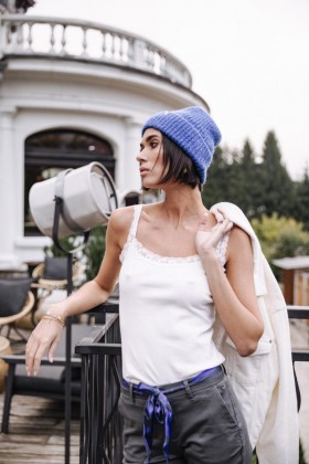  Femme Dansy Rib White | Trička Freeman T. Porter