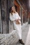  Dame Lesly Veluto Egret | Freeman T. Porter Jumpsuits & Overalls