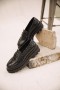  Mokka Croco Zwart voor dames | Freeman T. Porter schoenen