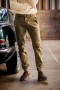  Heren Gino Bellissimo Olive Night | Freeman T. Porter Canvas Broek