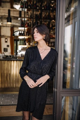  Zita Jacquard Zwart voor dames | Freeman T. Porter Jurken & Rokken