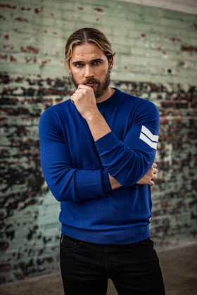 Heren Sonny Nacka Sodalite Blue | Freeman T. Porter Truien & Sweatshirts