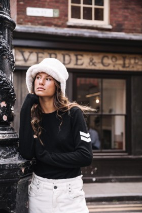  Naisten Poly Intersia Musta | Freeman T. Porter Mesh