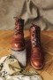  Cognac Man Lord | Bottines et baskets Freeman T. Porter
