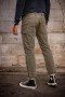  Pantalon en toile Samuel Dobbily Olive Night pour homme | Freeman T. Porter