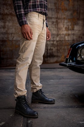  Pantalon en toile beige clair Perso pour homme | Freeman T. Porter