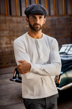  Warren Hamburg Egret pour homme | T-shirts et polos Freeman T. Porter