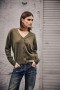  Damen Gelly Icon Khaki | Freeman T. Porter Strickwaren