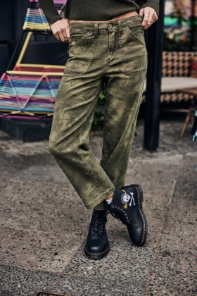  Romantische Hose in Stainy Forest Night | Freeman T. Porter Cropped