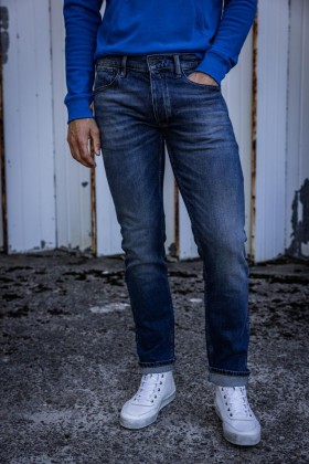  Herren Jimmy Medium Vintage Indigo | Freeman T. Porter Straight